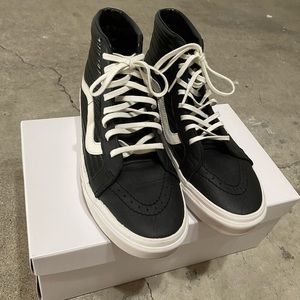 Vans “Leather High-Tops” Sneakers.